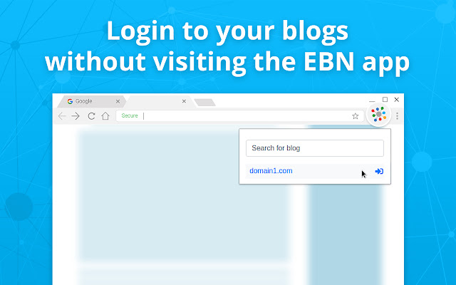 EBN Blog Login  from Chrome web store to be run with OffiDocs Chromium online