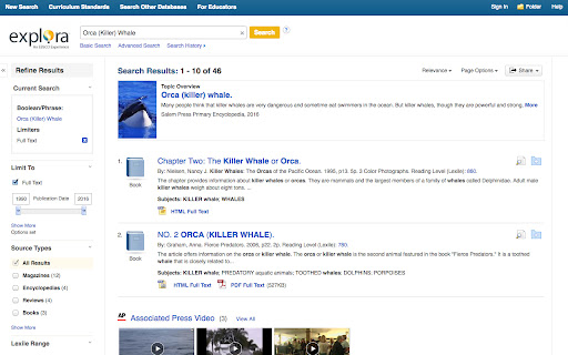 EBSCO Explora (Primary Schools)  from Chrome web store to be run with OffiDocs Chromium online