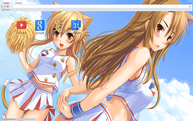 Ecchi Nyan Koi Anime theme 1280x720  from Chrome web store to be run with OffiDocs Chromium online