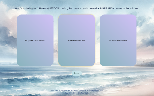 EchoCards  from Chrome web store to be run with OffiDocs Chromium online