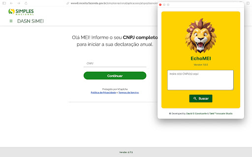 EchoMEI  from Chrome web store to be run with OffiDocs Chromium online