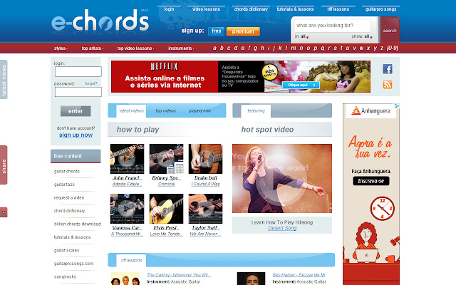 E Chords  from Chrome web store to be run with OffiDocs Chromium online
