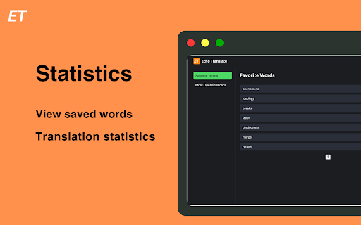 Echo Translate AI Dictionary  Translator  from Chrome web store to be run with OffiDocs Chromium online