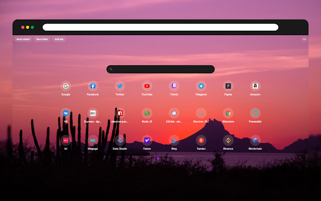 Eclipse Tab New Tab  from Chrome web store to be run with OffiDocs Chromium online