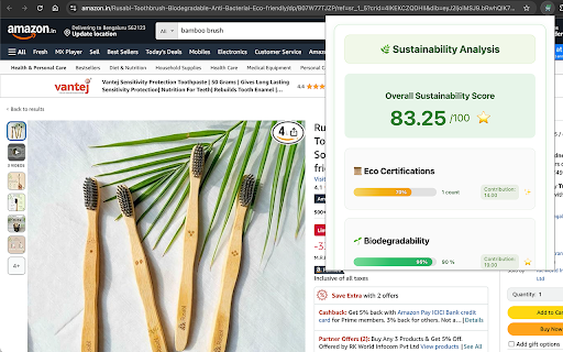 Eco Mart  from Chrome web store to be run with OffiDocs Chromium online