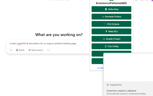 EcommercePathshalaSEO  from Chrome web store to be run with OffiDocs Chromium online