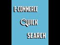 E Commerce Quick Search  from Chrome web store to be run with OffiDocs Chromium online