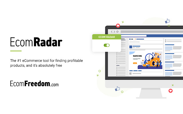 Ecom Radar  from Chrome web store to be run with OffiDocs Chromium online