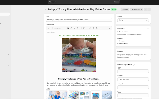 Ecopy Shopify Product Importer  from Chrome web store to be run with OffiDocs Chromium online