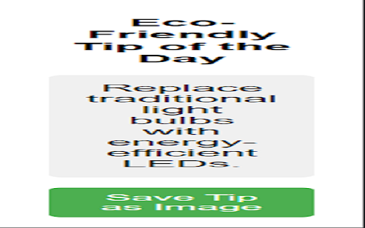 EcoTab: Daily Green Inspiration  from Chrome web store to be run with OffiDocs Chromium online