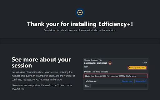 Edficiency+  from Chrome web store to be run with OffiDocs Chromium online