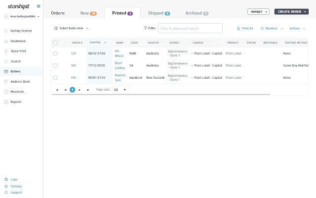 Edible Blooms Print Shipping Labels  from Chrome web store to be run with OffiDocs Chromium online