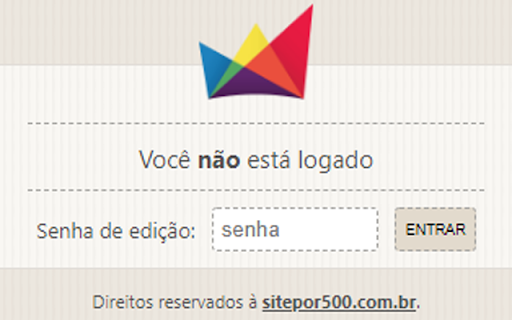 Editor de Páginas do SitePor500  from Chrome web store to be run with OffiDocs Chromium online
