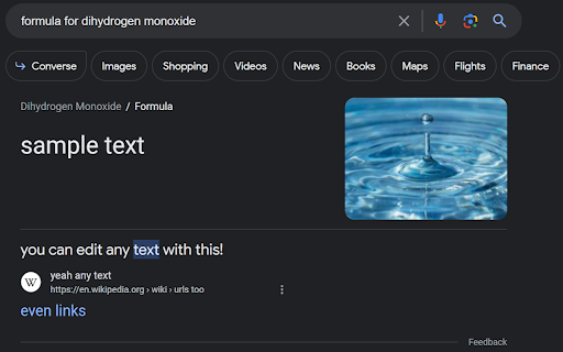 EditTab  from Chrome web store to be run with OffiDocs Chromium online