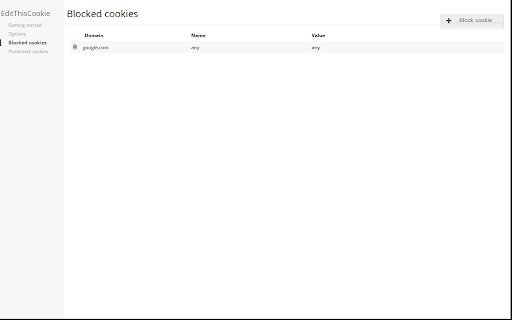 EditThisCookie (V3)  from Chrome web store to be run with OffiDocs Chromium online