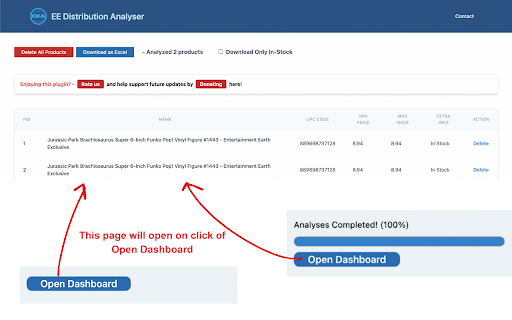 EE Distribution Analyser  from Chrome web store to be run with OffiDocs Chromium online