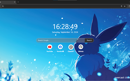Eevee Night Sky  from Chrome web store to be run with OffiDocs Chromium online