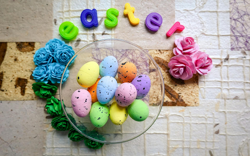 Eggs and Flowers  from Chrome web store to be run with OffiDocs Chromium online