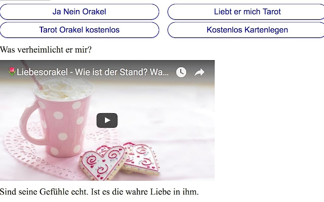 Ehrliches Ja Nein Orakel  from Chrome web store to be run with OffiDocs Chromium online