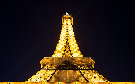 Eiffel Tower at Night  from Chrome web store to be run with OffiDocs Chromium online