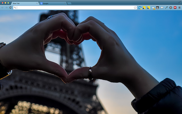 フランス、エッフェル塔 Love Paris を Chrome ウェブストアから OffiDocs Chromium online で実行