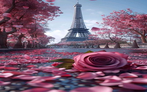 Eiffel Tower wallpapers  from Chrome web store to be run with OffiDocs Chromium online