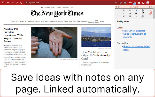 Einote: The Future of Voice Notes  from Chrome web store to be run with OffiDocs Chromium online