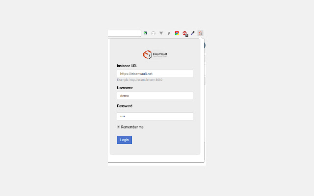 EisenVault Plugin for Gmail  from Chrome web store to be run with OffiDocs Chromium online