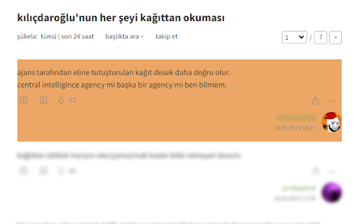 Ekşisözlük Aktroll Algılayıcı  from Chrome web store to be run with OffiDocs Chromium online