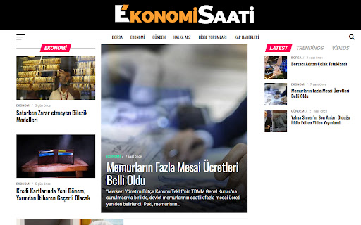 Ekonomi Saati  from Chrome web store to be run with OffiDocs Chromium online