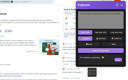 Elaborate  from Chrome web store to be run with OffiDocs Chromium online