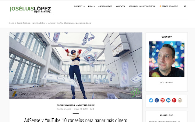 El Blog de José Luis López  from Chrome web store to be run with OffiDocs Chromium online