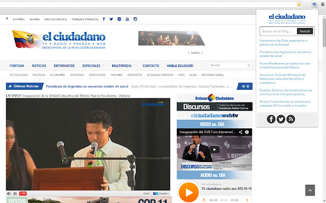 ElCiudadano.gob.ec  from Chrome web store to be run with OffiDocs Chromium online