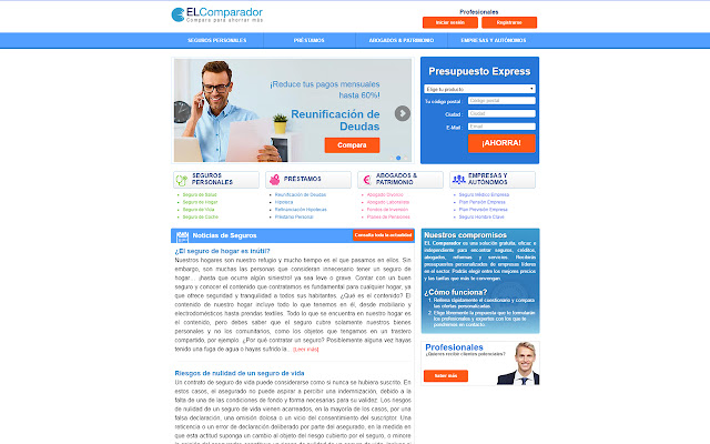EL Comparador.com  from Chrome web store to be run with OffiDocs Chromium online