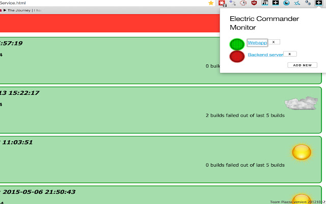 electric commander monitor  from Chrome web store to be run with OffiDocs Chromium online