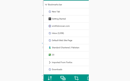 Elegents Bookmarks  from Chrome web store to be run with OffiDocs Chromium online