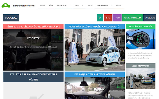 Elektromos autó hírek kezdőlapnak!  from Chrome web store to be run with OffiDocs Chromium online