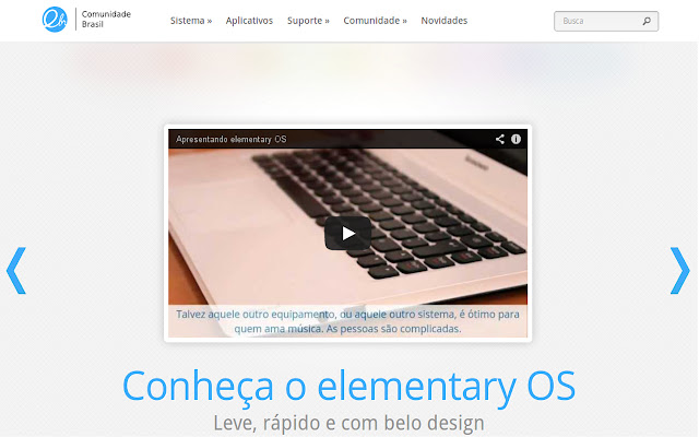 elementary OS Brasil  from Chrome web store to be run with OffiDocs Chromium online