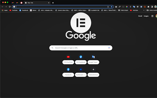 Elementor Dark  from Chrome web store to be run with OffiDocs Chromium online
