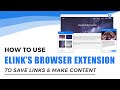 Elink Bookmark Manager  from Chrome web store to be run with OffiDocs Chromium online