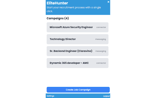 EliteHunter: Linkedin Auto Connector  from Chrome web store to be run with OffiDocs Chromium online