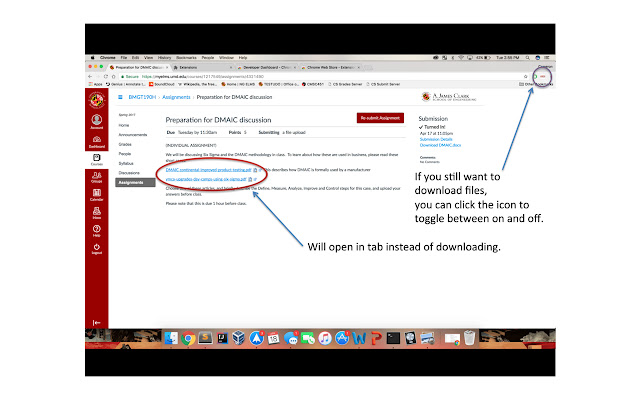 ELMS Download Blocker  from Chrome web store to be run with OffiDocs Chromium online