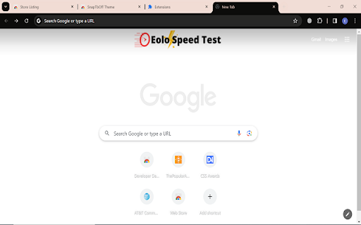Elo speedtest  from Chrome web store to be run with OffiDocs Chromium online