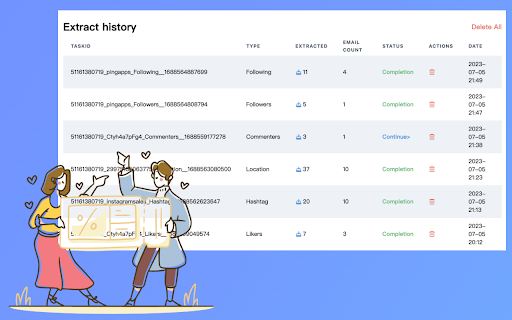 Email Exporter Email,Phone ExtractorScraper  from Chrome web store to be run with OffiDocs Chromium online