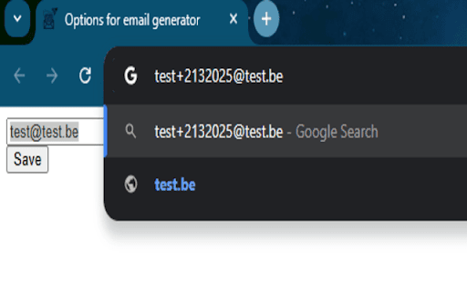 Email extension  from Chrome web store to be run with OffiDocs Chromium online