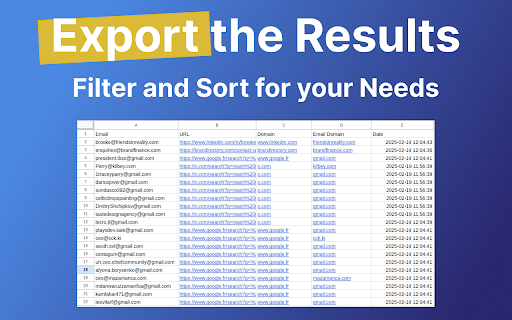 Email Extractor: Find, Export Email  Leads From Any Website  from Chrome web store to be run with OffiDocs Chromium online