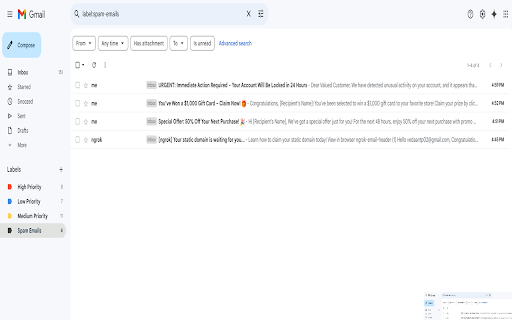 Email Prioritizer  from Chrome web store to be run with OffiDocs Chromium online