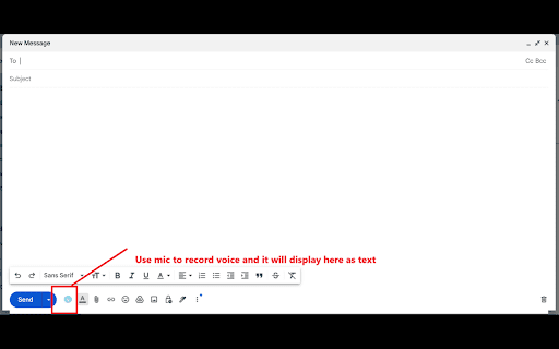 Email Voice Assistant  from Chrome web store to be run with OffiDocs Chromium online