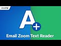 Chrome Web ストアからの CloudHQ による電子メール Zoom Text Reader を OffiDocs Chromium オンラインで実行する