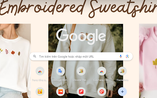 Embroidered Sweatshirts Give A Trendy Feel  from Chrome web store to be run with OffiDocs Chromium online